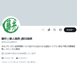 藤井 | 個人融資 |即日融資