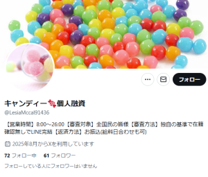 キャンディー🍬個人融資