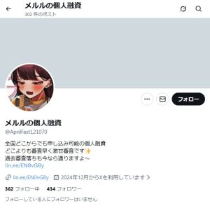 メルルの個人融資